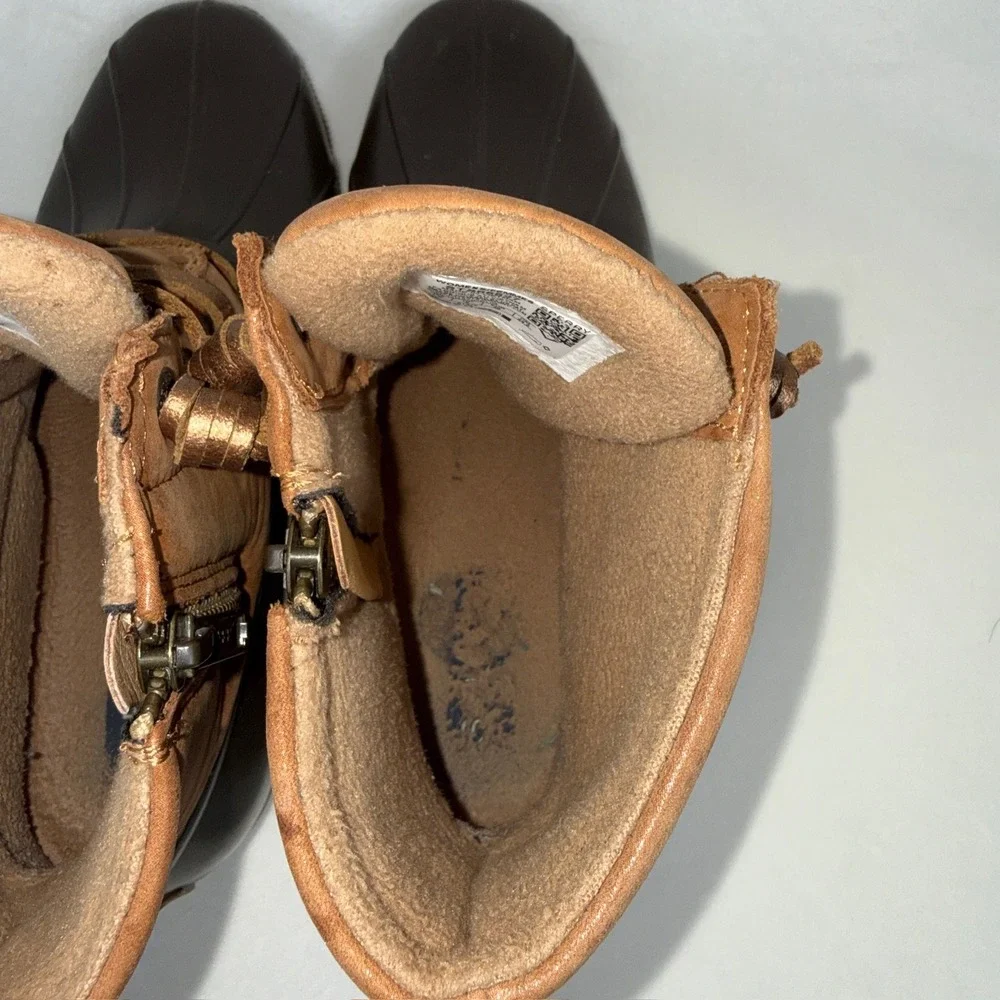 Sperry Saltwater Top Sider Womens Duck Boots Waterproof Snow 7.5